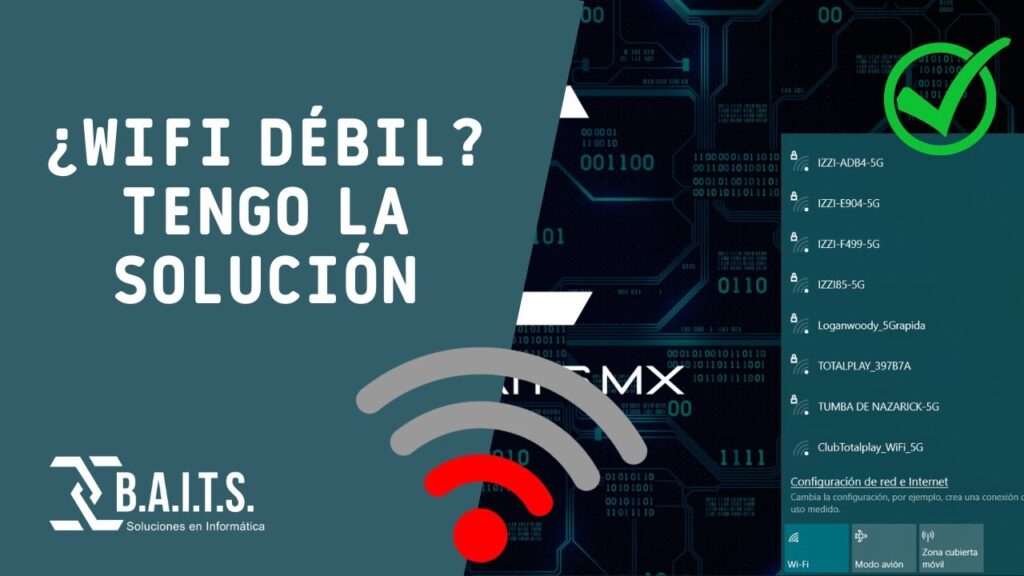 como diagnosticar senal wifi debil