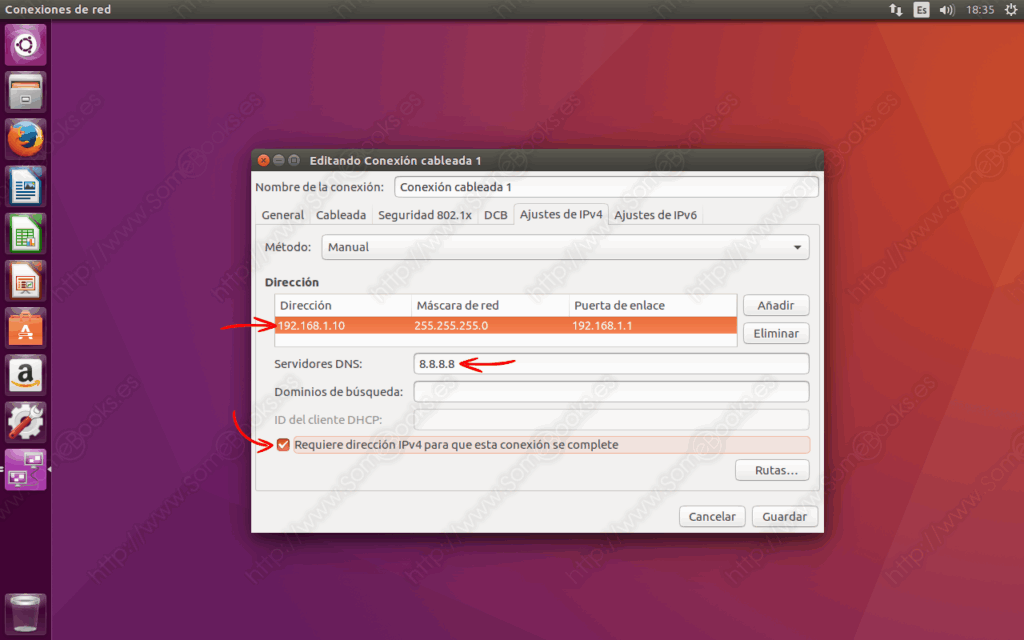 ideas para configurar redes en ubuntu