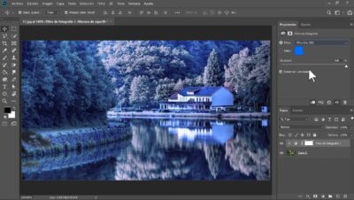 instrucciones para aplicar filtros en photoshop