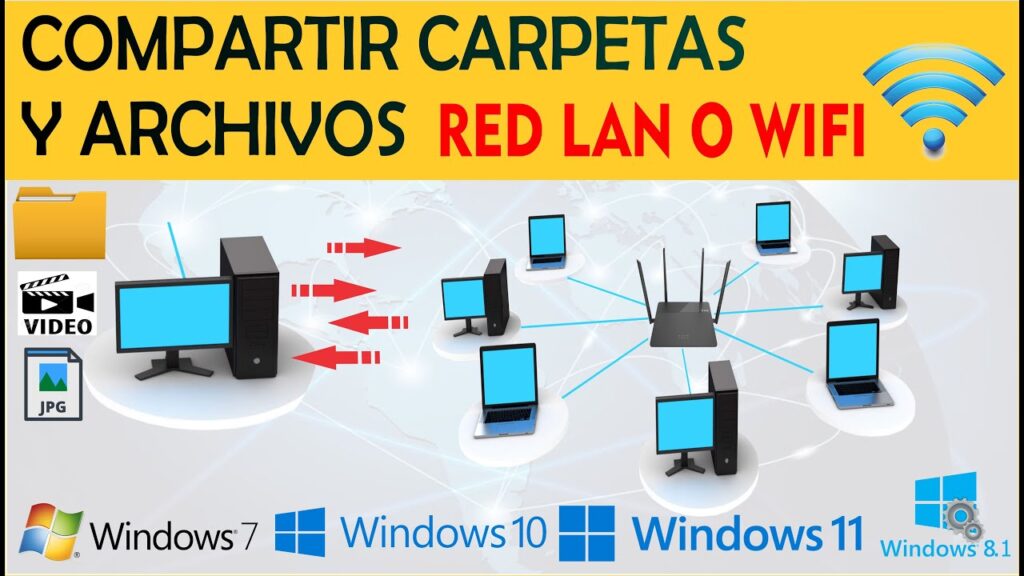 pasos para compartir archivos en local