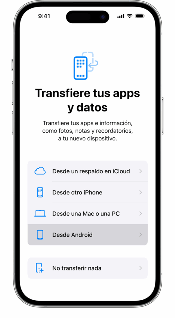 pasos para sincronizar datos entre dispositivos android